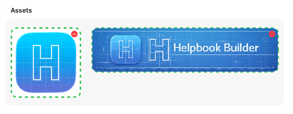 Assets setup in HelpBook Builder